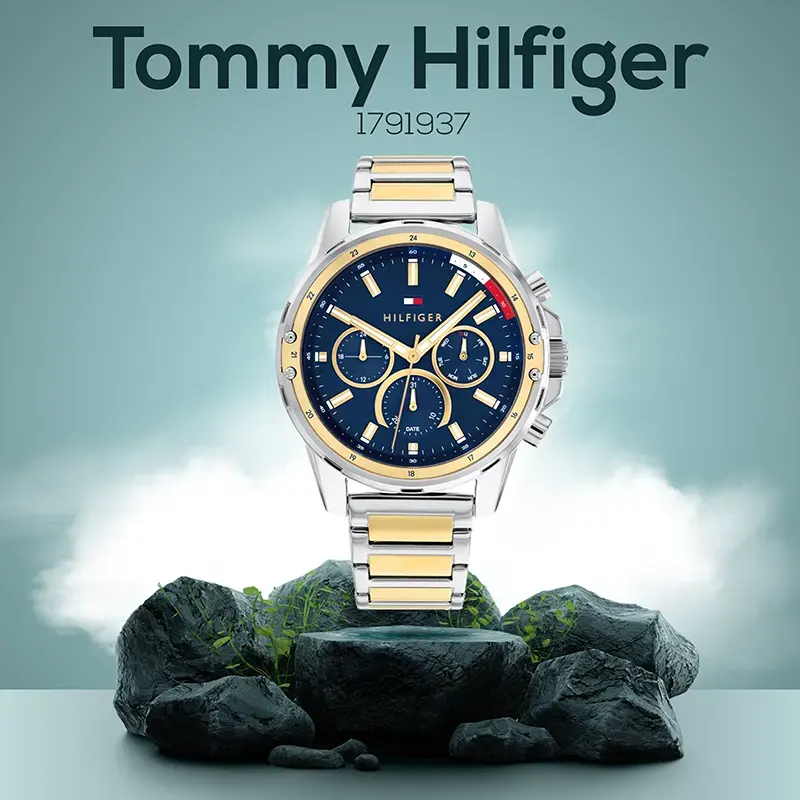 Tommy Hilfiger Mason Chronograph Blue Dial Men's Watch- 1791937